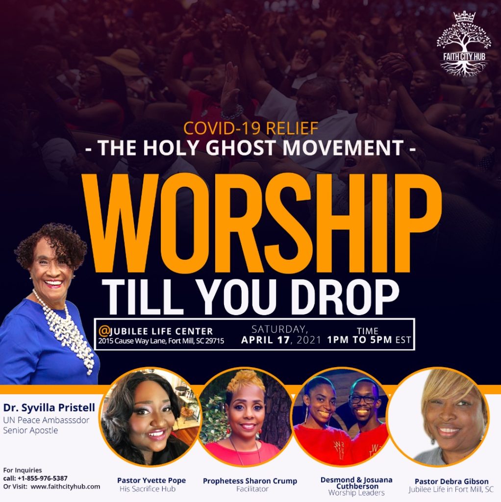 the Holy Ghost movement... Worship UNTIL YOU DROP